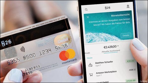 prepaid creditcard 2018 N26 MasterCard Debit (c)N26 16x9 kader